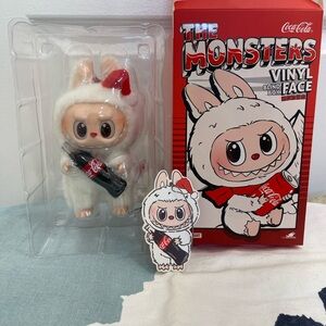 Labubu The Monsters x Coca-Cola Vinyl Face Figure w/ Box